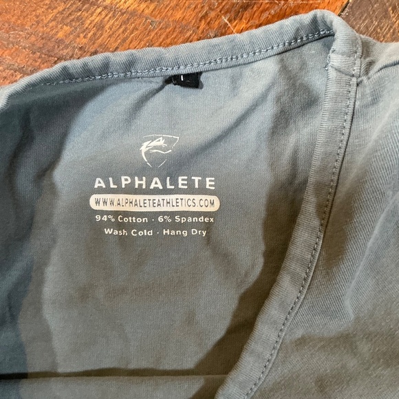 Alphalete Aspire Gray Cotton Spandex Tank Top Men’s Large - Picture 6 of 6